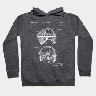 Welding Goggles Patent - Welder Art - Antique Hoodie